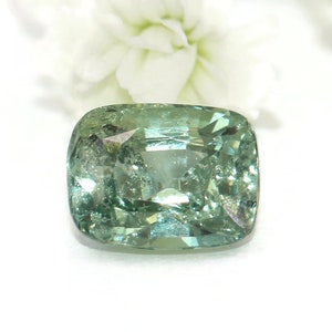Loose Blue Green Cushion Loose Natural Sapphire 2.48 carat