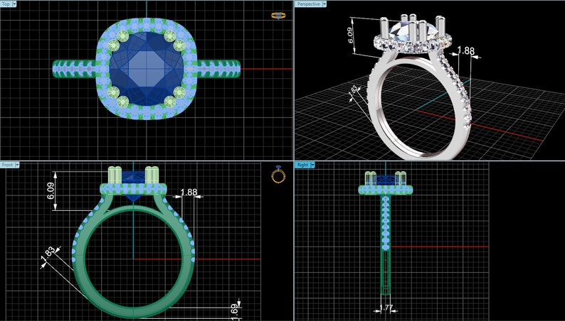 3d ring design online free