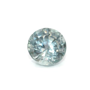 1.18 carat Sky Blue Round Montana Sapphire Loose Stone for custom Engagement Ring