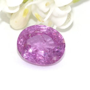 Oval Rosa Natürlicher Saphir Stein Lose 1.49 Karat