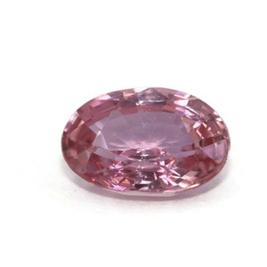 OvalEr Pfirsich Rosa Lose Natur Saphir Stein für kundenspezifische Verlobungsring