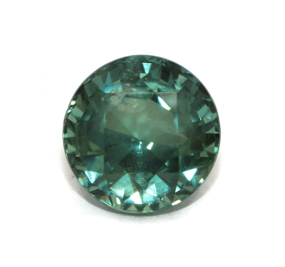 8 Mm GIA Certified Unheated Montana Natural Sapphire 3.28 Carat