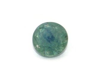 5.5 mm Teal Blue Green Round Montana Sapphire Stone Loose