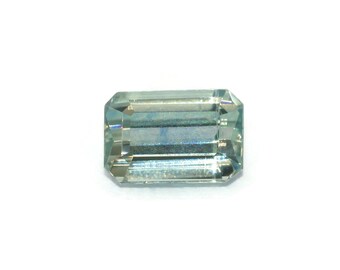 1 carat Teal Blue Montana Sapphire, Sky Blue Montana Sapphire, Emerald Shape Unheated Natural Montana Sapphire for custom Engagement Ring