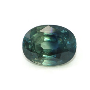 SOLD. Blue Green Natural Loose Mermaid Sapphire Oval Loose 2.77 carat