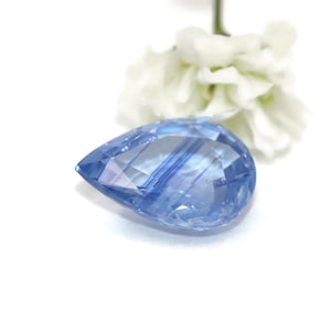 Pear Parti Blue Natural Sapphire Stone Loose 1.58 carat