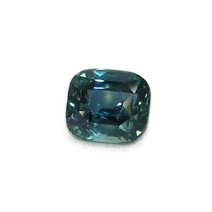 Unheated 1.35 carat Blue Green Natural Sapphire Gemstone Loose for Custom Fine Jewelry