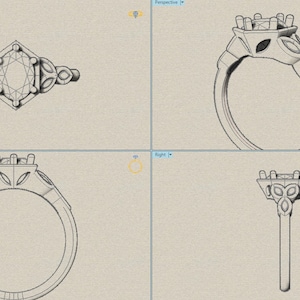 custom Engagement Rings, Custom Engagement rings, Custom jewelry 3D designer, Design your own ring