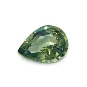 SOLD. Unheated 1.18 carat Pear Blue Green Teal Natural Sapphire Gemstone Loose for Custom Engagement Ring