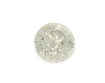 Gray Salt & Pepper Diamond 5.6 mm Shiny Galaxy Celestial Loose