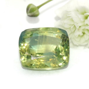 2.35 carat Natural Sapphire Gemstone Yellow Blue Green Multi Color Cushion Shape for custom made fine jewelry