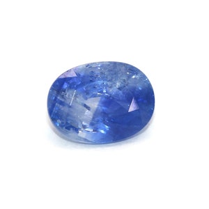 3 carat Shiny Sky Blue Sapphire Stone, Rare Big Saphire, Loose Ocean Blue Sapphire, image 4