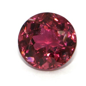 3 carat 9 mm Round Natural Pink Tourmaline Stone Loose