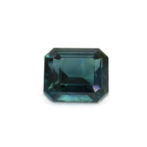 1.10 carat Teal Blue Natural Sapphire Gemstone Loose for Custom Jewelry
