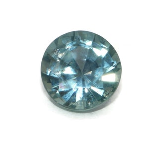 SOLD. High Quality Round Shape Unheated Natural Montana Sapphire 1 Carat