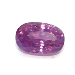 Oval Lila Rosa Natürlicher Saphir, Loser 2.07 Karat Saphir für individuelle Verlobungsring