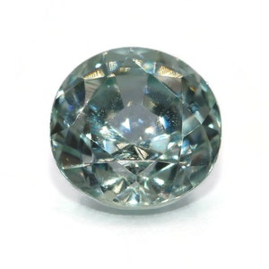 SOLD. Teal Blue Green 1 carat Montana Unheated Natural Sapphire Loose Round