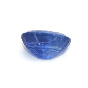 3 carat Shiny Sky Blue Sapphire Stone, Rare Big Saphire, Loose Ocean Blue Sapphire, image 5