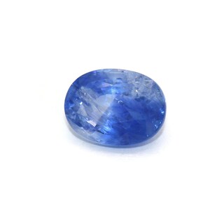 3 carat Shiny Sky Blue Sapphire Stone, Rare Big Saphire, Loose Ocean Blue Sapphire, image 2