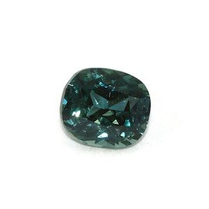 Unheated 1.52 carat Blue Green Natural Sapphire Gemstone Loose for Custom Made Engagement Ring