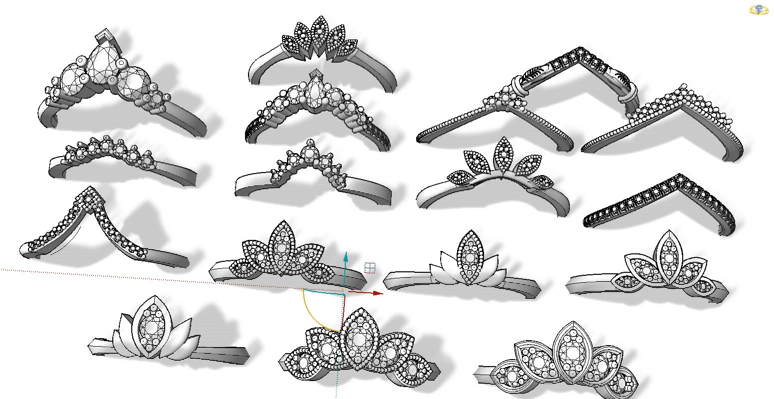 Premium Vector | Sketching perfection exquisite solitaire rings crafted in  sketch style illustration