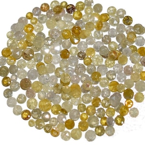 1 Loose Rustic Rose Cut Natural Diamond Stone for custom made jewelry