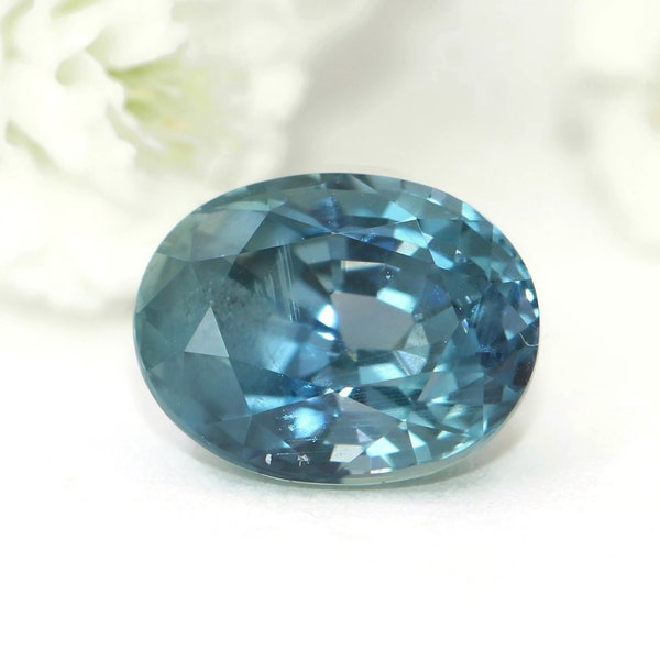 GIA Certified Blue Natural Montana Sapphire Gemstone Loose 2.42 carat Oval Shape