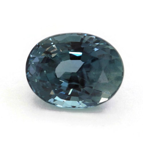 Saphir Naturel Du Montana 4,90 Ct - Rond Vert Bleuté, Qualité Excellente - En Vrac