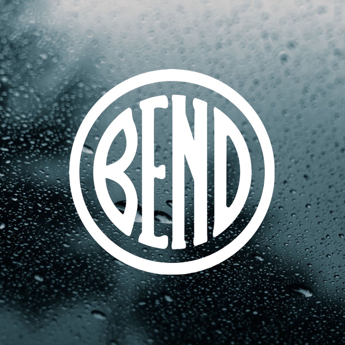 Bend Logo Vinyl Decal City of Bend Car Window Sticker - Etsy Hong Kong
