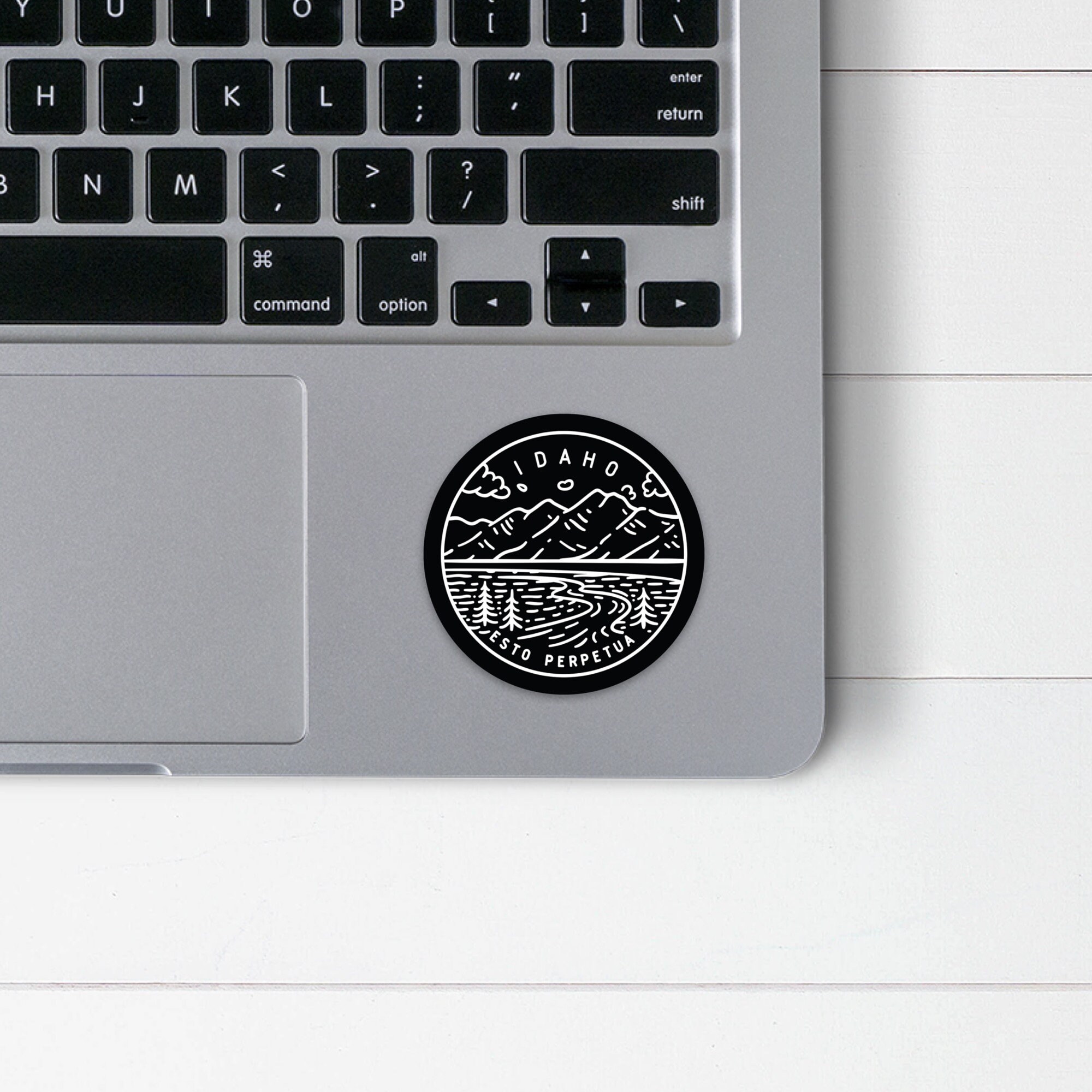 Idaho State Motto Sticker, Idaho Waterproof Circle Decal, Idaho Round ...