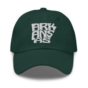 Arkansas State Shape Dad Hat, Arkansas Baseball Cap, Arkansas Home State Pride, Moving To Arkansas Gift, Hat for Men or Women, Canvas Twill