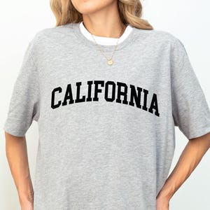California Varsity Unisex T-Shirt, California Collegiate Style Unisex Shirt, California Vacation Souvenir Tee, University Graduation Gift