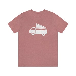 Van Life Shirt | Retro Camper Van T-Shirt | Pop Up Tent Van Graphic Tee | Camping Clothing for Men or Women | Pacific Northwest Gift image 8