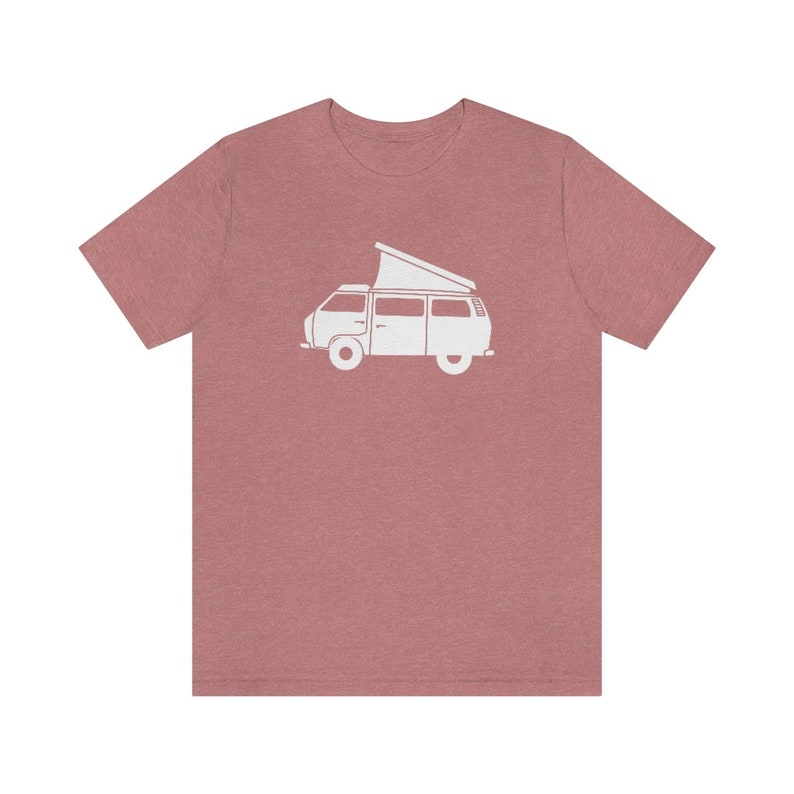 Van Life Shirt | Retro Camper Van T-Shirt | Pop Up Tent Van Graphic Tee | Camping Clothing for Men or Women | Pacific Northwest Gift image 8