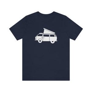 Van Life Shirt | Retro Camper Van T-Shirt | Pop Up Tent Van Graphic Tee | Camping Clothing for Men or Women | Pacific Northwest Gift image 6