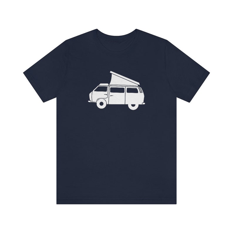 Van Life Shirt | Retro Camper Van T-Shirt | Pop Up Tent Van Graphic Tee | Camping Clothing for Men or Women | Pacific Northwest Gift image 6