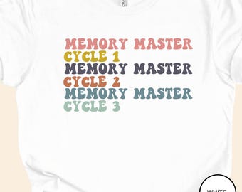 Memory Master Cycle 1,2,3 Triple Crown Retro T-Shirt: Classical Conversations Homeschool Tee