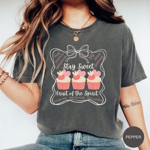 Comfort Colors Fruit of the Spirit Shirt: Christian Faith Tee