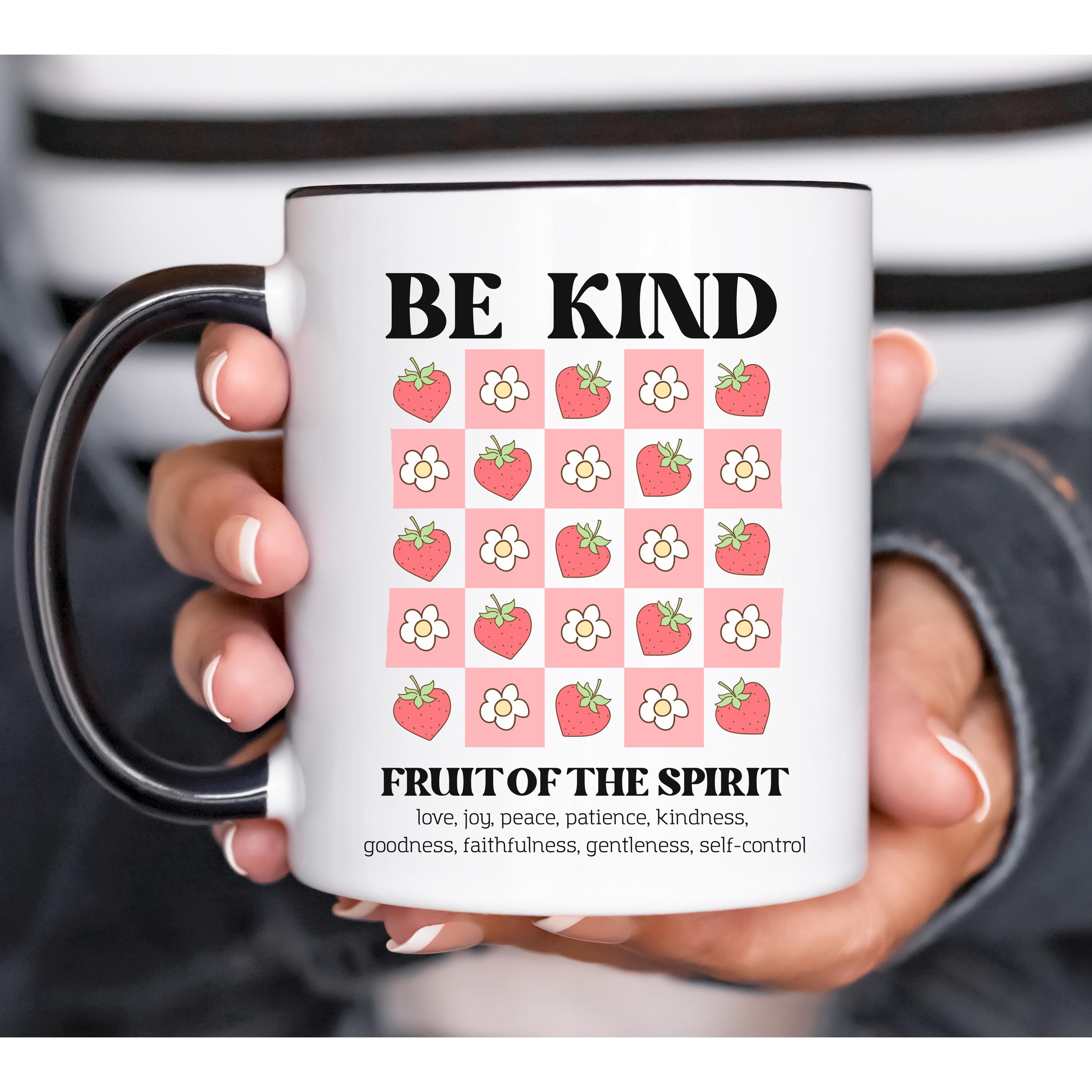 Fruit of the Spirit Mug, Bible verse Mug, Galatians 5:22-23, scripture mug, bible study mug, faith gift, christian friend gift coffee mug