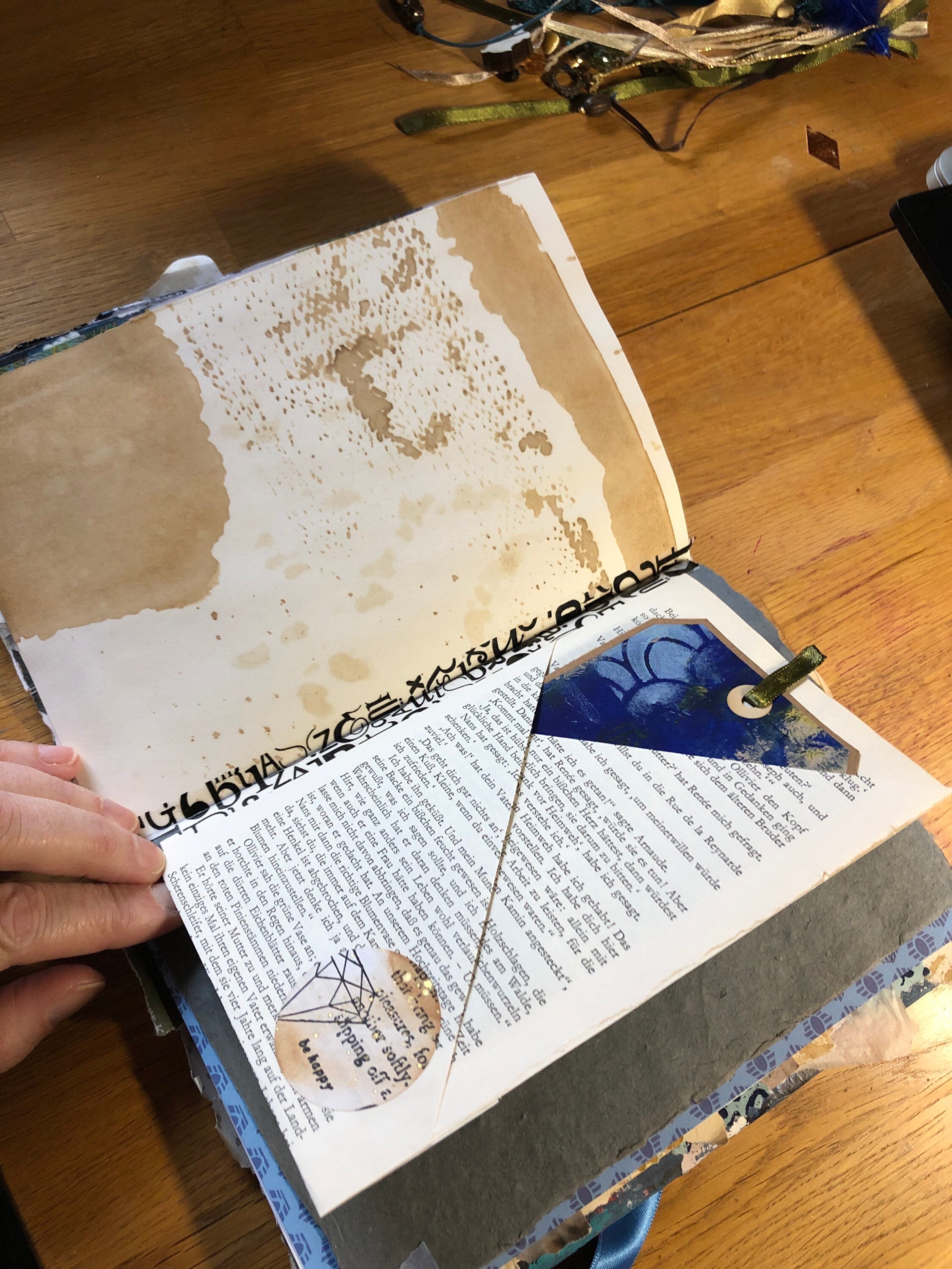 Junk Journal Vintage Blue - Etsy