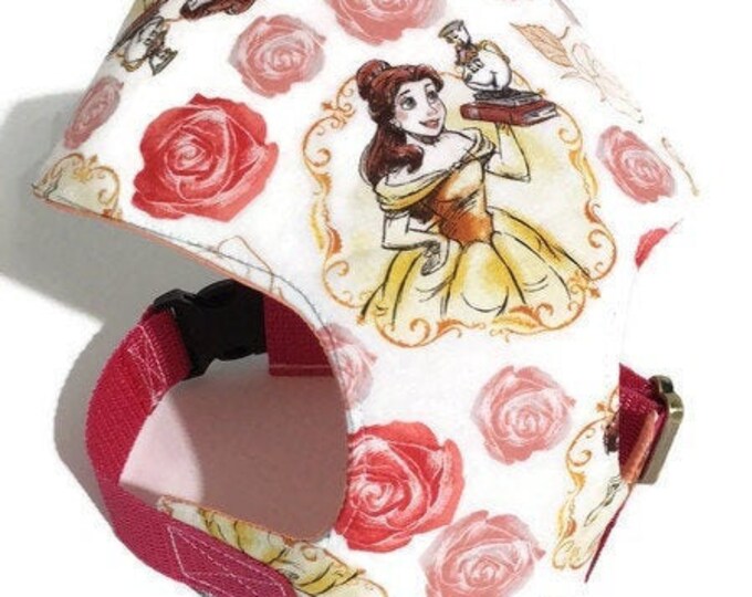 Disney Princess Dog Harness Beauty and the Beast Dog Harness Belle Dog