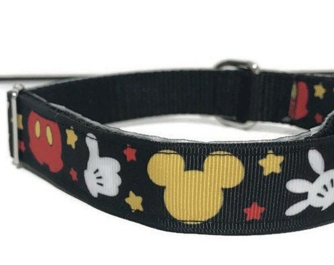Mickey Mouse Dog Collar Minnie Mouse Dog Collar Disney Dog Etsy