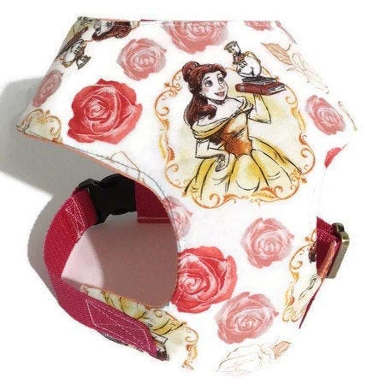 Disney Princess Dog Harness Beauty and the Beast Dog Harness Etsy