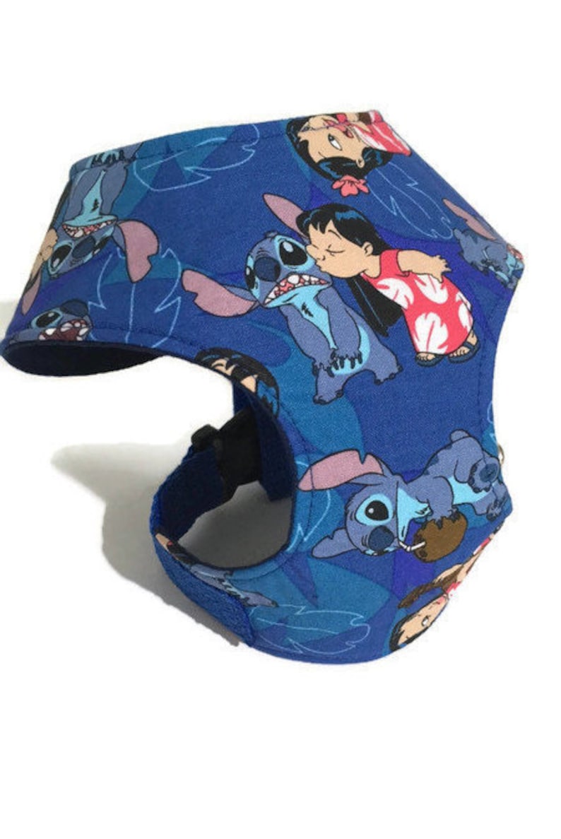 Disney Lilo and Stitch Dog Harness Adjustable Cotton Etsy