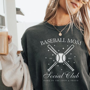Baseball Mom Social Club SVG PNG PDF, Baseball Graphic T-shirt Design for women, Sports Moms png, Designs for Sublimation and Dtf Transfers