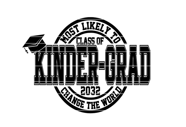 Kindergarten Graduation SVG digital download for graduate | Etsy