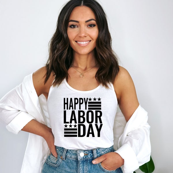 Happy Labor Day Shirt SVG Cut File, Digital Download for Matching Family BBQ or Beach Shirts for end of Summer Party, svg, png, jpg & pdf