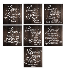 Huwelijksceremonie Decor Liefde is Geduldig Liefde is Vriendelijk Ceremonie Teken Digitaal Gesneden Bestand - SVG, 8x10 PNG