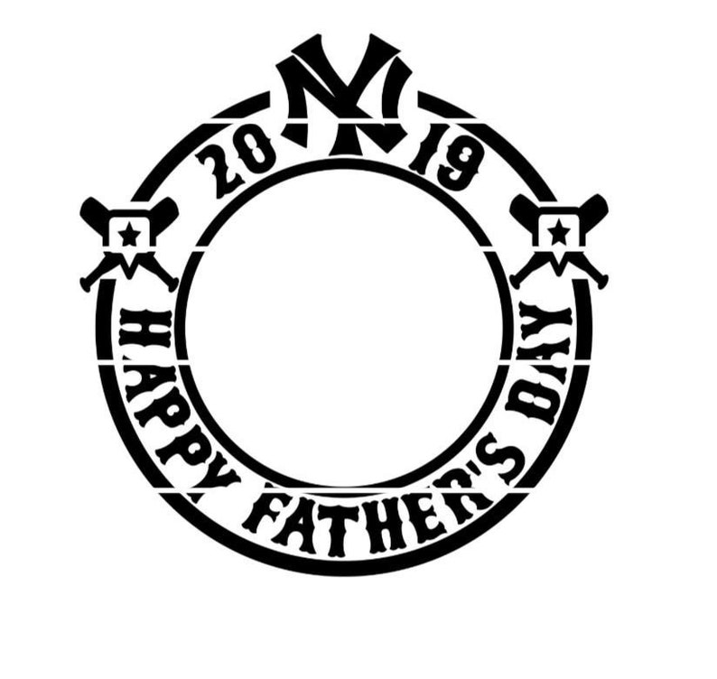 Download New York Yankees Happy Father's Day SVG MLB Daddy's | Etsy