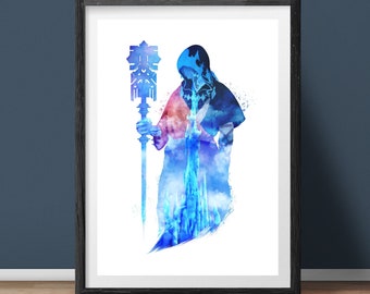 Crystal Exarch - FFXIV - Poster Prints A4 - A3 - A2 - A1 - Wall Art